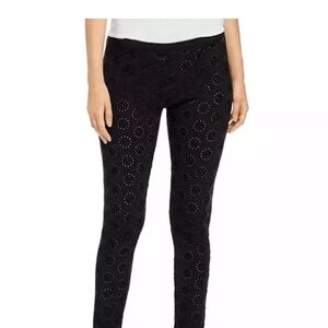 Johnny Was Eylet Lace Leggings XS